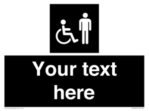 Custom information: black panel disabled and male